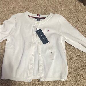 Tommy Hilfiger Kids Classic White Sweater
